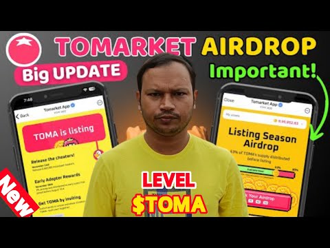 Tomarket Airdrop Big Update | Earn More $TOMA | Tomarket Airdrop Listing Roadmap | Weekly Airdrop