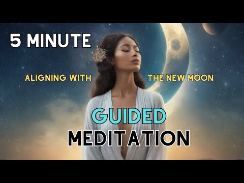 New Moon Meditation | Setting Intentions | 5 Minute Meditation