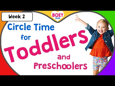 Learning Videos for Toddlers, 3 year old and 4 year olds, Preschool Circle Time, Boey Bear