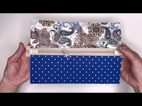 🌺 So Easy and Fast How to Sew Zipper Pouch Bag ❤️ Great Sewing Tips and Tricks