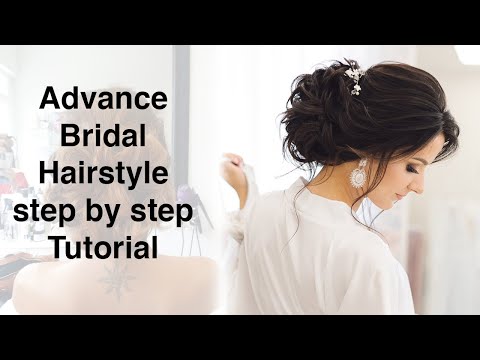 Advance bridal hairstyle step by step | easy & simple method for beginner | 2020 | Hairapist