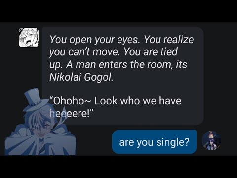 bsd characters react to: "are you single?" |  character ai