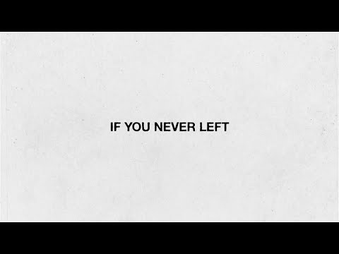 blink-182 - IF YOU NEVER LEFT (Official Lyric Video)