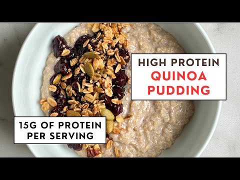 High Protein Quinoa Pudding | Healthy, Creamy & Delicious Recipe