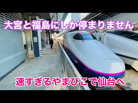 【上野すら通過】速すぎるやまびこ131号に乗ってみた（東京→仙台）