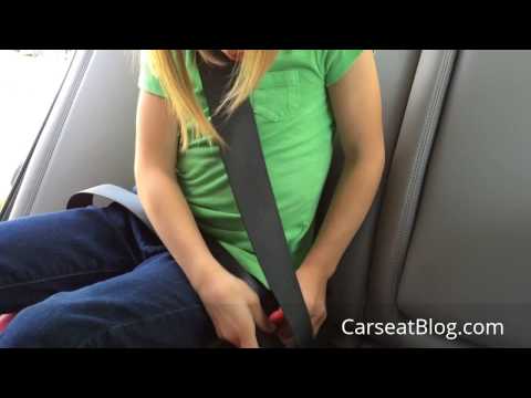 BubbleBum Inflatable Belt-Positioning Booster Seat Belt Guides