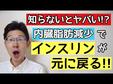 内臓脂肪が減れば糖尿病は確実に良くなる