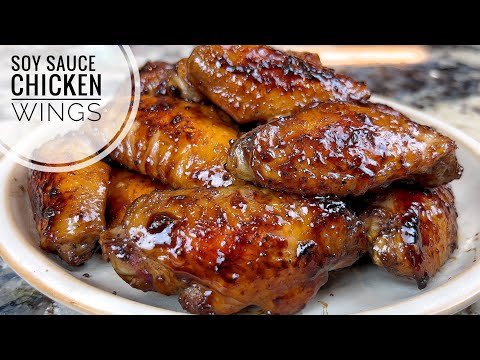 Soy Sauce Chicken Wings | Quick, Easy And Flavorful Party Appetizer Recipe