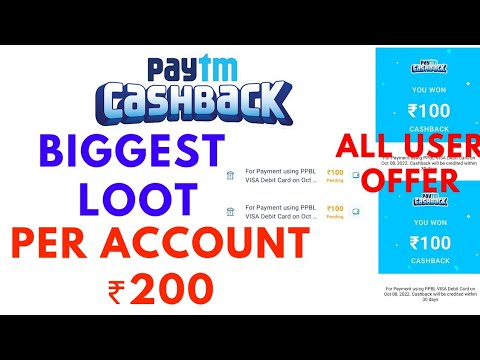 PAYTM BIGGEST HUGE LOOT 😍 PER ACCOUNT ₹200 GURRENTED|| THE EARNING STORY