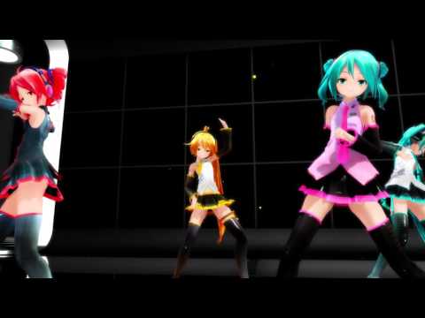 [MMD] Sweet Devil (Colate Remix) Miku Appearance, Neru ,Teto