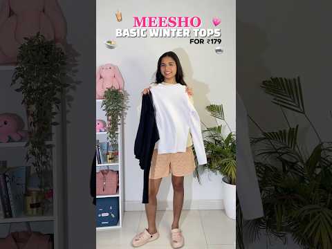 Meesho Winter Tops Haul Starting ₹179‼️#shorts #viral #meesho #youtubeshorts #meeshohaul #foryou