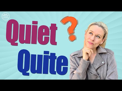 Quiet vs Quite | Confused English words | English Gramma | English with Jackie #short