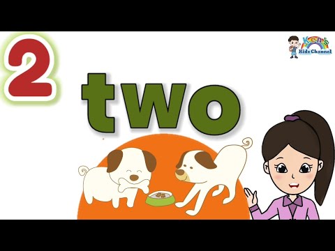 Number Word Song 1 to 10 | Learn to Spell Number Words 1 to 10