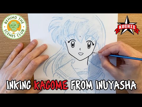 Inking Kagome from InuYasha by Rumiko Takahashi #inkingmanga