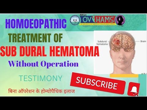 Homeopathy saves another patient from Surgery in Subdural Hematoma Case -Dr.A.K.Gupta of AKGsOVIHAMS