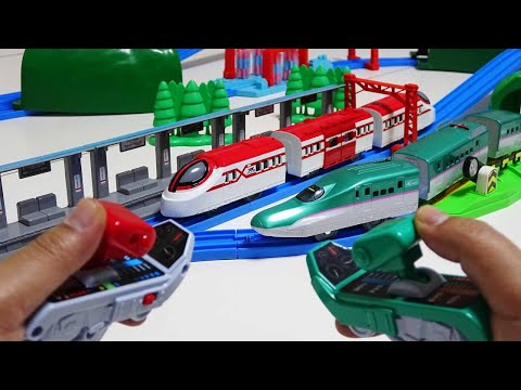 Plarail Shinkansen & JR Train ☆ Grip Mascon Hayabusa Cross Liner Course