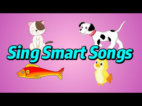 Sing Smart Songs | Toddler Learning | Song & Nursery Rhymes | Kids Vocabulary | Learn Animal Names