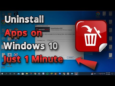 How to Uninstall or remove apps and programs in Windows 10 || Easy Way To Uninstall Windows apps