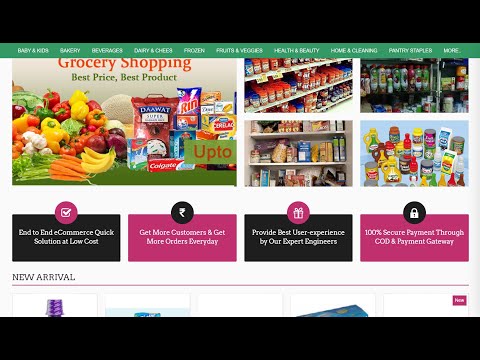 Grocery Shop Ecommerce Script