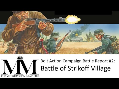 Bolt Action Battle Report: Campaign Operation Barbarossa 02. Battle of Strikoff Village #boltaction