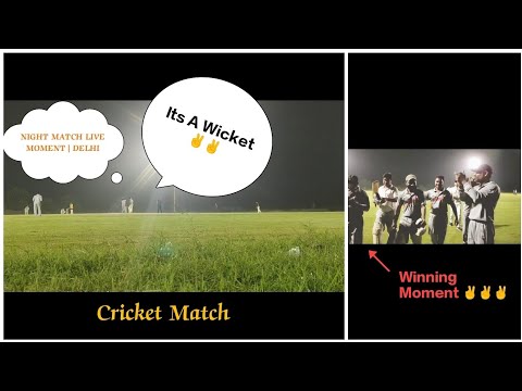 Night Cricket Match Delhi  | winning Moment | #shortvlog #shorts #youtube #trending #cricket #vlog