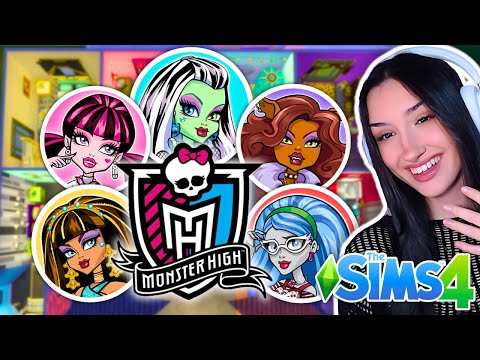 Every rooms a different MONSTER HIGH Doll in The Sims 4 (again)