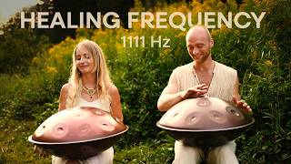 Healing Frequency Meditation (1111 Hz) | 1 hour handpan music | Malte Marten & Lynxk