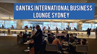 Qantas Sydney International Business Lounge