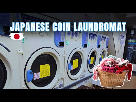 Japanese Coin Laundromat | How To Use a Coin Laundry in Japan