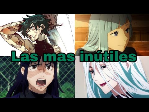 TOP 5 personajes femeninos mas inútiles en jujutsu kaisen