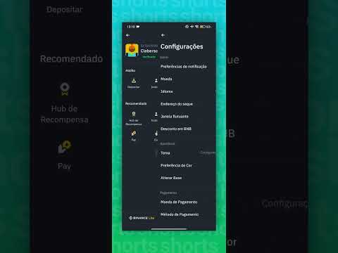 COMO CONFIGURAR O APP DA BINANCE PARA EXIBIR A COTAÇÃO EM REAIS #Binance