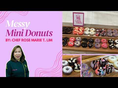 Messy Mini Donuts