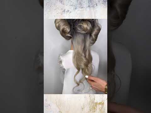 Half up half down- quick and easy hairstyle tutorial