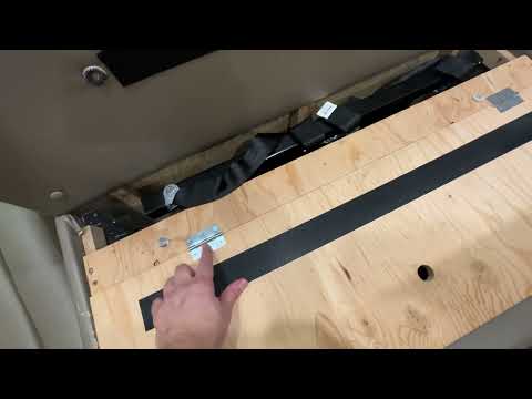 Quick Hack For RV Dinette Plywood Bases With No Hinge | Add-a-hinge