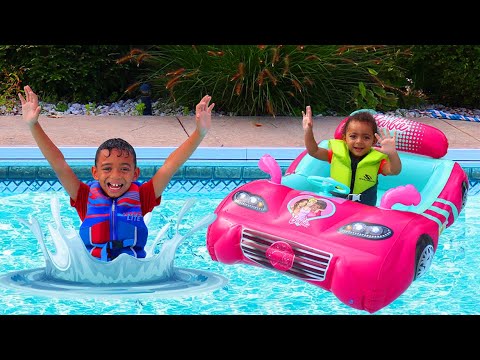 Summer Swimming Fun Song | Leah Pretend Play | Nursery Rhymes & Kid's songs