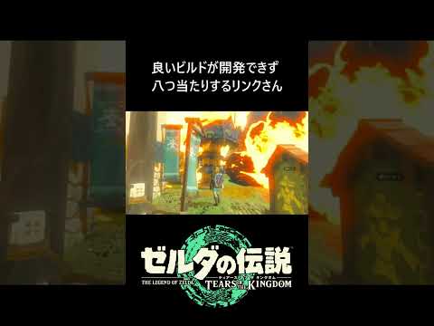 【ティアキン】なかなかいい兵器が開発できずにイライラしちゃうリンクさん #zeldatotk #ゼルダの伝説ティアーズオブザキングダム #ゼルダの伝説ティアーズオブザキングダム #ティアキン攻略