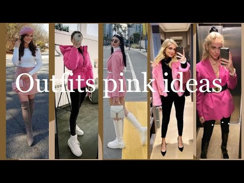 How to style pink ideas |2025/outfits pink trends for winter / lookbook pink ideas for girls