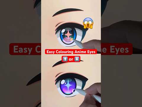 How to COLOUR ANIME Eyes with Procreate #howtodraw #digitalart #art