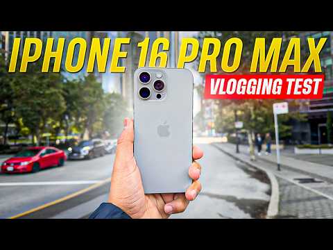 iPhone 16 Pro Max Vlog Test!