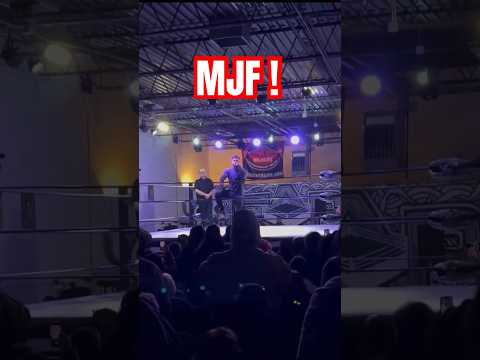 MJF MAKES SURPRISE INDIE SHOW APPEARANCE! #mjf #aew #wwe #shorts #prowrestling #tna #ytshorts #short