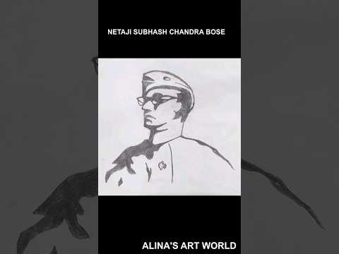 Republic Day drawing / Netaji subhash chandra bose drawing easy #shorts #republicday #youtubeshorts