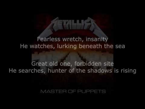 Metallica - The Thing That Should Not Be Lyrics (HD)