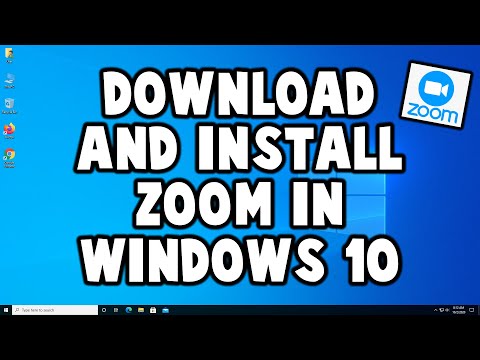 How to Download And Install Zoom in Windows 10