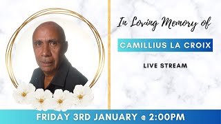 Celebrating the life of Camillius La Croix.