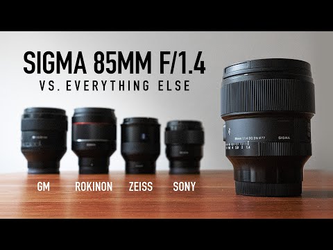 Sigma 85mm f1.4 for Sony E Mount - vs GM vs Rokinon vs Zeiss vs Sony