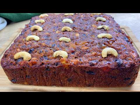 The Best Christmas Cake Recipe 🎄 Simple and Very Tasty! Make Ahead! Fruit Cake recipe