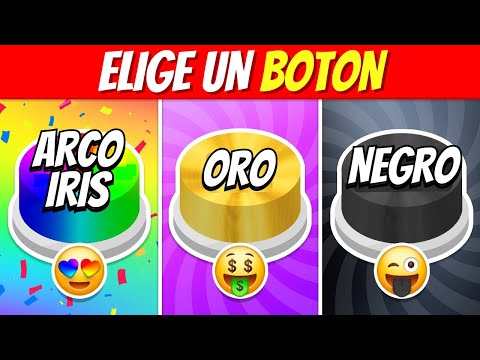 ¡Elige Un Boton…! Arcoíris, Oro o Negro 💛🖤🌈