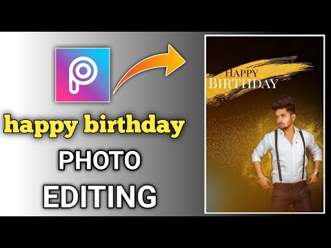 How to make CDP photo editing in mobile || birthday banner CDP photo editing tutorial in picsart