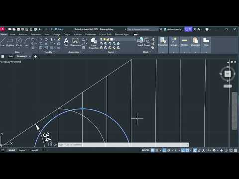 Ellipse by general method using AutoCAD