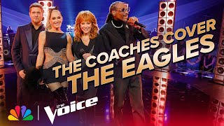 Coaches Bublé, Gwen, Reba and Snoop Perform the Eagles' "Heartache Tonight" | The Voice | NBC